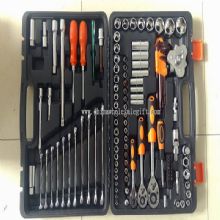 123 pcs mirror 1/4,1/2,3/8 DR. metric Cr-V Professional Socket Wrench Set images