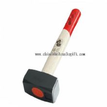 Stone hammer med blekt trä handtag images