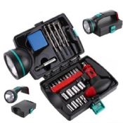 25 Piece Multi-Function Tool Set with Flashlight images