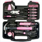 Lady pink hand tool set images
