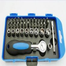 38pcs Stubby Ratchet Handle Screwdriver Bits And Socket Set images