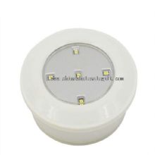 5 SMD plastic round shape push bedroom night light images