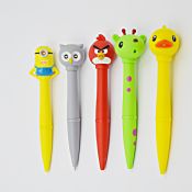 LED Flashing and sounding Cartoon Pen Toy images