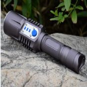 USB charger waterproof 18650 Aluminum tactical led flashlight images