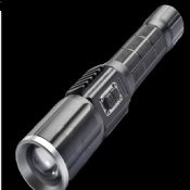 USB output waterproof 18650 Aluminum warning tactical flashlight images