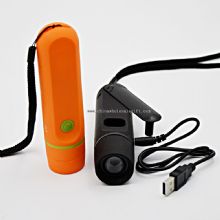 1 LED hand crank generator hand dynamo flashlight images