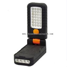 28LED plastic mini magnetic foldable head adjustable hook work light images