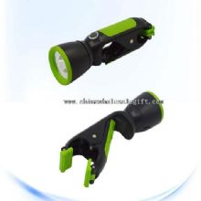 1 LED plastic flashlight clip torch images