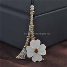 Eiffel Tower Flower Lapel Pins images