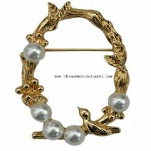 Runde Perlen Pin Brosche images