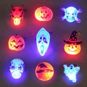 LED Halloween pin badge images