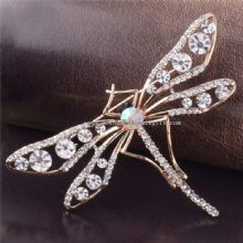 Label Pin Crystal Brosche images