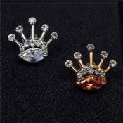 Taç kristal çocuk yaka Pin images
