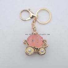 3D Crystal Pumpkin Car Shape Keychain images