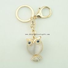 Buho de resina de joyería en forma de llavero images