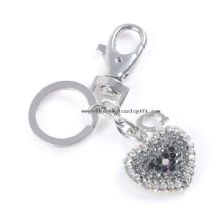 Love Shape Rhinestone Keychain images