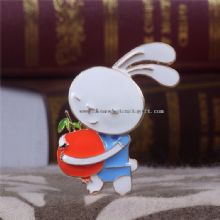 Rabbit and Carrot Lapel Pins images