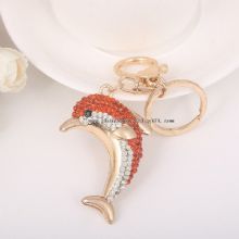 crystal dolphin shape Keychain images