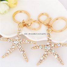 Crystal Starfish Keychain images