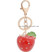 Strass Apple Tasche Charme Schlüsselanhänger images
