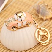 car shaped crystal keychain images