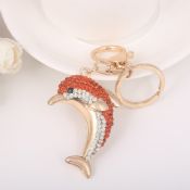 crystal dolphin shape Keychain images