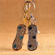 Crystal Surfboard Tourist Gift Metal keychain images