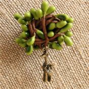 Green Plant Mini Items Brooch images