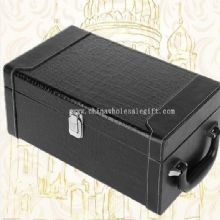Krokodil-Korn Leder Wein-box images
