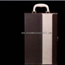 Leather red wine sets gift boxes images
