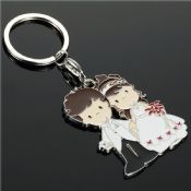 Couple lovers custom logo keychain images