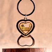 Metal Keychain with bottle opener images