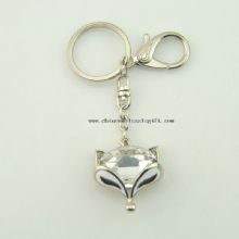 fox shaped crystal key chains images