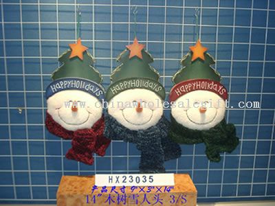 wooden-tree-snowman head 3/s