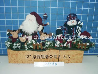santa&snowman family 2/s