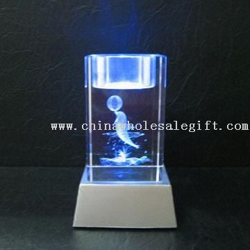 Laser-Engraved Crystal Holder