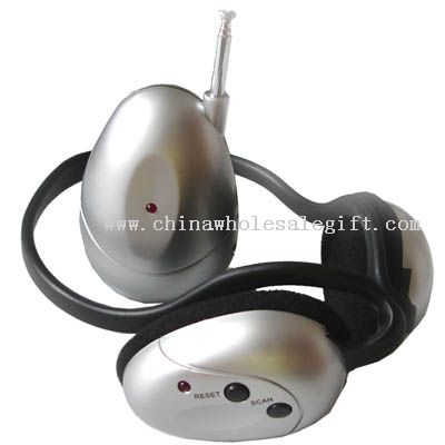 Wireless Headphone with FM Radio Receiver