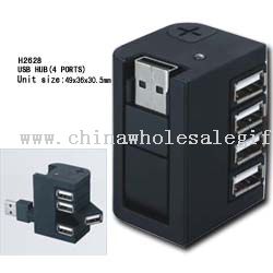 rotatable 4 port hub