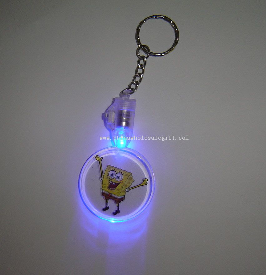 LED KeyChain Lights with ROUND Pendant