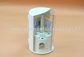 revolving toothbrush holder