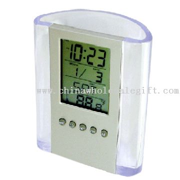 Pen Holder with Time
