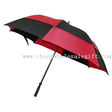 Safe hand open fiberglass golf umbrella