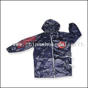 Mens pvc rainjacket with cocacola logos