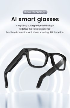 Kamera-Brille mit Slide-Touch-Bügel