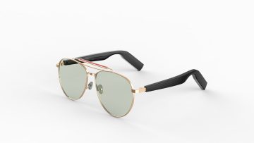 Smart Sunglasses with Wireless Temple Speakers
