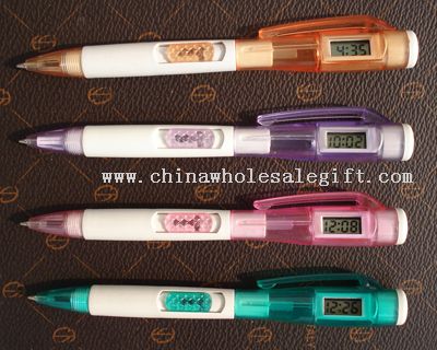 Propelling Ball Pen with Digital Watch