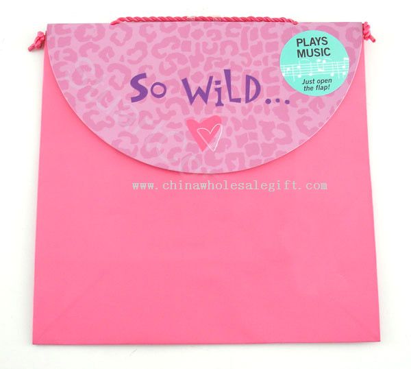 Talking gift bag