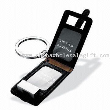 Novelty Leather Photo Frame with Keyring