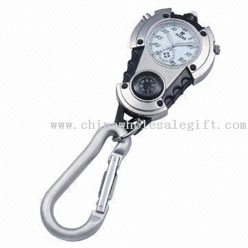 Keychain Watch with Japan Movement with compass