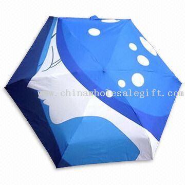 Five-fold Umbrella with Self Bag